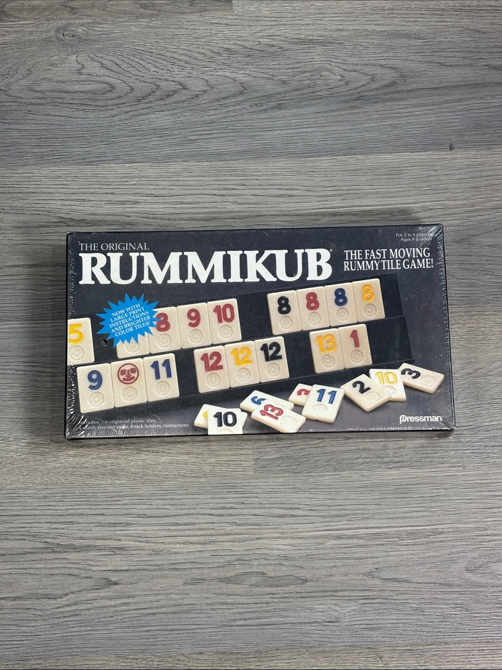 Rummikub Rummy Tiles Game by Pressman Vintage 1990 NEW Sealed